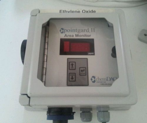 CHEMDAQ Pointgard 2- II Ethlene Oxide Gas Area Toxic Monitor P/N 4543315