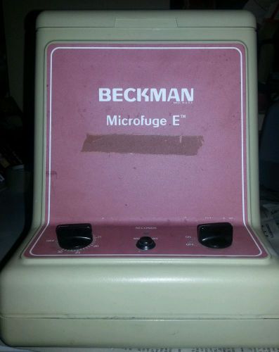 Beckman &#039;Microfuge E&#039; Centrifuge