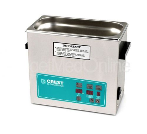 Crest 0.75gal. digital benchtop ultrasonic cleaner w/heater and timer, cp230d for sale