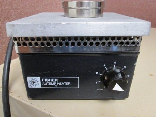 Fisher autemp-heater 120v 1ph 5 5/8&#034; x 5 5/8&#034; surface in working condition for sale