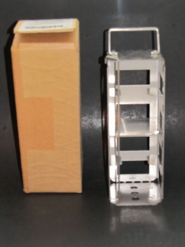 Cryogenic Cryo Storage Rack Stainless Steel Freezer Rack 4 Shelves/25 Vial Box