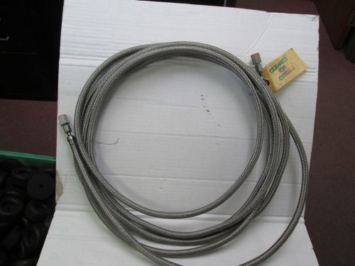 (1) NEW STAINLESS STEEL BRAIDED 11/64&#034; OR 4.37 MM ID SPECIALTY GAS/CRYO HOSE