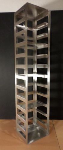 Fisherbrand stainless steel 12-shelf standard 2&#034; inch box chest freezer rack  for sale