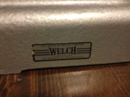 WELCH SCIENTIFIC TRIPLE BEAM BALANCE SCALE TO 610 GRAMS ADJUSTABLE VERY PRECISE