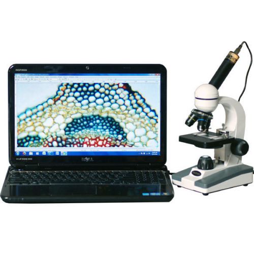 USB2.0 Digital Camera + Student Science Biological Compound Microscope