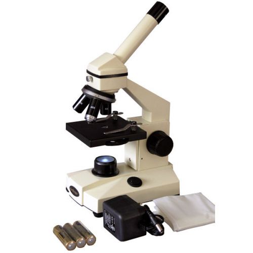 40x-640x student biological field microscope + led light for sale