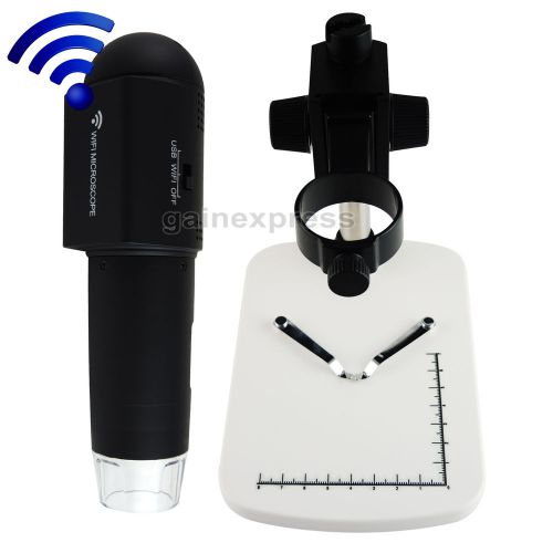 Digital wifi rechargeable microscope 200x zoom 6 led ios android pc video photo for sale