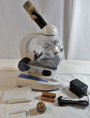 AmScope M158C 40X-1000X LED Metal Full-Glass Optical Lens Compound Microscope