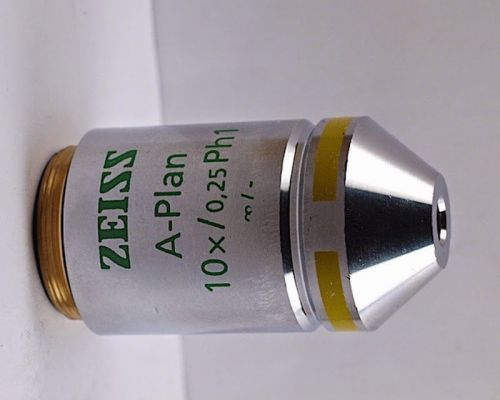 Zeiss A-PLAN 10X Ph1 Phase Contrast Infinity Microscope Objective