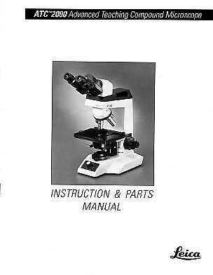 Leica atc-2000 instruction manual on disk in pdf file format for sale