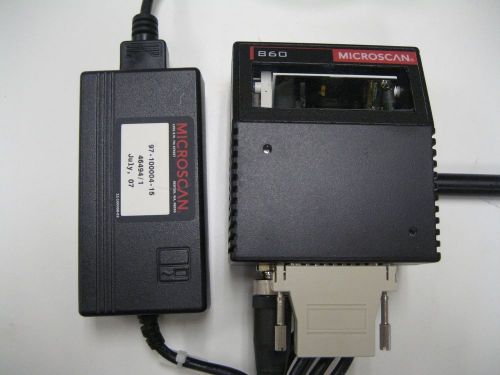Microscan 860 Barcode Reader MS-860 and Power Supply