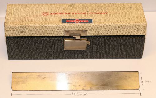 American Optical Microtome Blade Knife, 185mm in length, 31mm in height