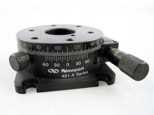 Newport 481-a rotation stage 360° coarse 5° fine rotation micrometer for sale