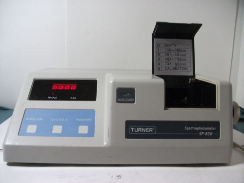 Turner SP 830 Spectrophotometer