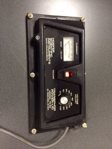 Hoefer Scientific Instruments TE-50 Power Supply 0-100VDC, 0-2A USA