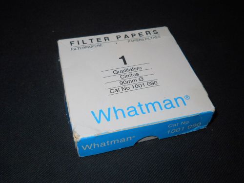(100) Whatman 90mm Grade 1 Qualitative Filter Circle Papers, 11?m Pore, 1001-090