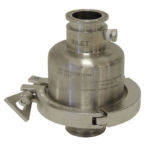 Pall vnpnml01g723h4 stainless steel lab filter housing &amp; code-7 fitting/bracket for sale