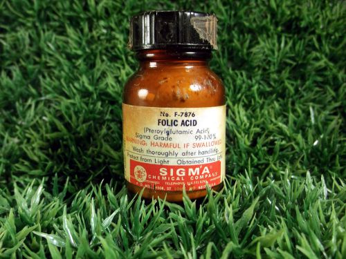 FOLIC ACID 3.4 Grams Sigma F-7876 Pteroylglutamic Acid