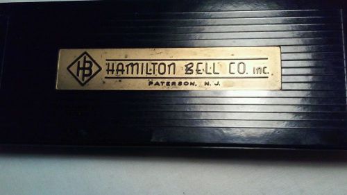 Vintage dissecting medical kit Hamilton Bell Paterson NJ