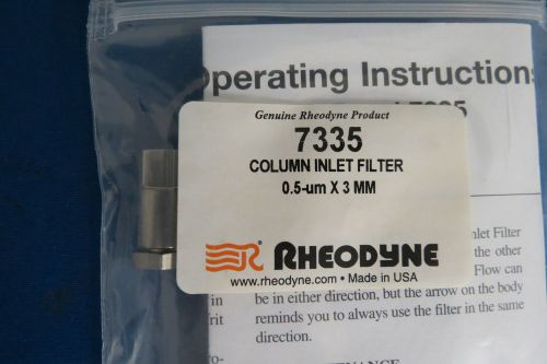 Rheodyne column inlet filter 0.5 ?m  3 mm # 7335 for sale