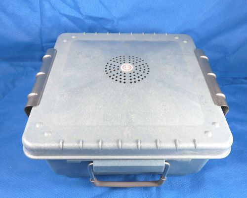 Johnson &amp; Johnson Plastic Sterilization Tray Case (12&#034; x 12&#034; x 5&#034; H)