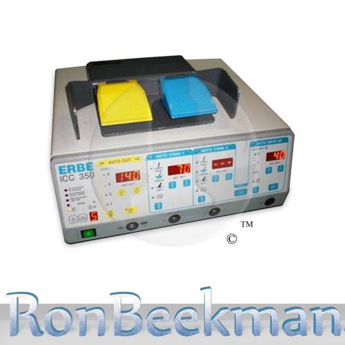Erbe icc 350 electrosurgical unit esu with foot switch - biomed tested - 200 300 for sale