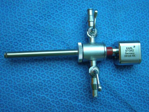 Karl Storz 28128RK 6mm Sheath&amp;Cannula with 2 stopcocks Endoscopy Instruments