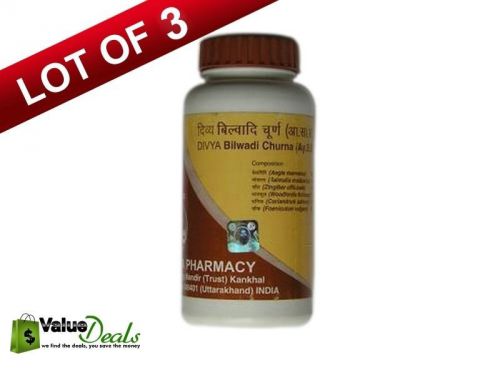Lot of 3 new divya mukta shukti bhasm - rejuvenates nourishes body herbal ehf for sale