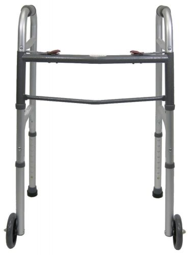 Folding Medical Rolling Walker with 5&#034; Wheels