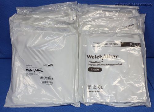 Welch Allyn Trimline Disposable Soft Thigh Cuff Two-Tube (12) Each