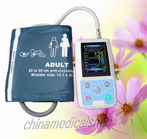 Abpm 50 ambulatory blood pressure monitoring,handhold 24h monitor nibp promotion for sale