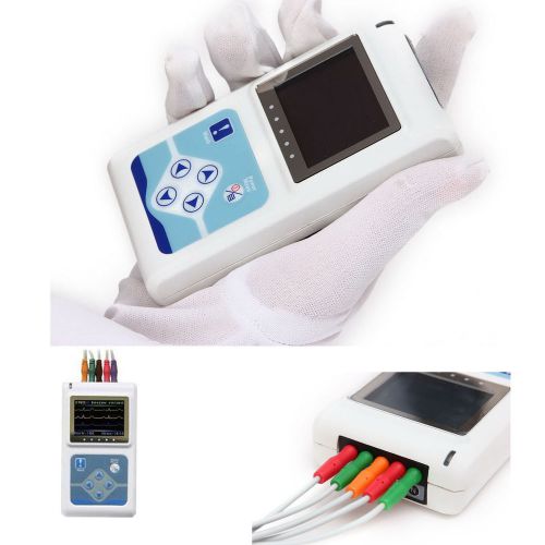 3 Channel ECG Arrhythmia Holter Recorder/Analyzer Ambulatory ECG EKG machine