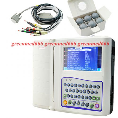 Portable Digital 12-channel Electrocardiograph ECG Machine EKG Machine