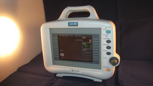 GE Dash 2000 patient monitor. ECG, NIBP, Spo2, temp, recorder.