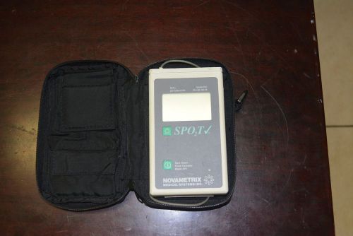 Novametrix 510 portable spot check spo2 patient monitor for sale