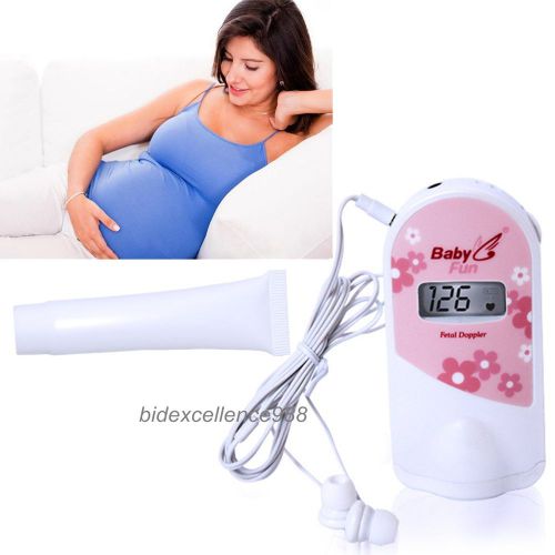 TOP QUALITY 2.5 MHz Fetal Doppler Fetal Heart Monitor with LCD display &amp; Gel