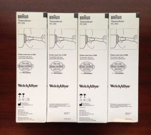 Welch allyn thermoscan probe covers 800 covers #05075-800 new sealed boxes for sale