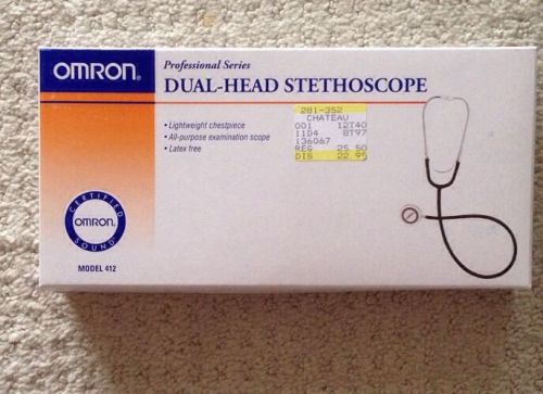 Omron Dual-Head Stethoscope **NEW IN BOX**