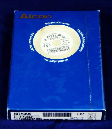 Alcon Kelman Multiflex 1 III 17.5D Intraocular Lens 5.5mm Optic 12.5mm MTA3U0