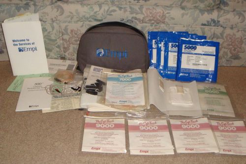 Empi electrotherapy 300pv kit case &amp; instructions and accessories only for sale