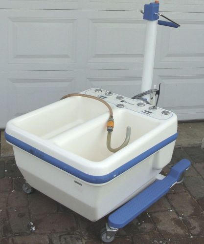 Arjo sidekick hydrotherapy mobile tank whirlpool feet hands pediatric tub for sale
