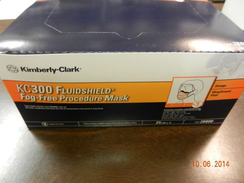 Kimberly Clark 28800 Procedure Visor Mask Orange 25pcs