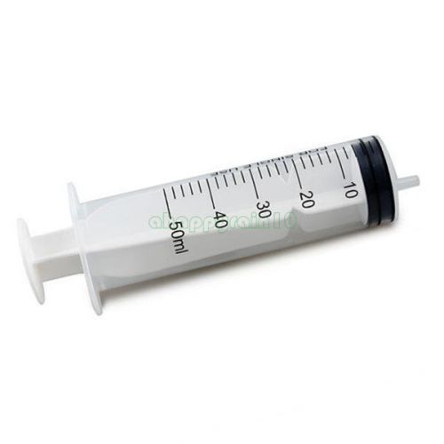 PP Syringe 50ml for Hydroponics Lab Accurate Measuring new