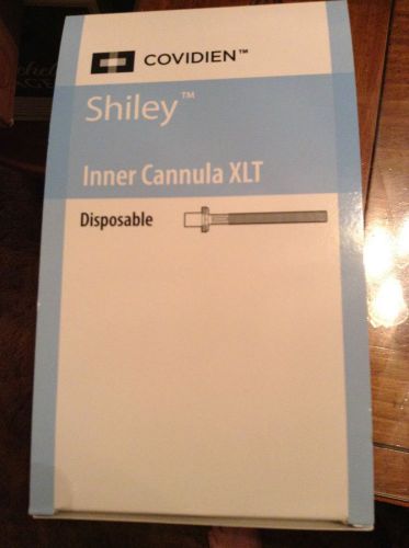 Shiley Inner Cannula XLT  6mm   box of 10  60XLTIN  good till 04-2017