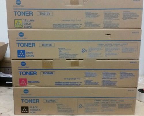 TN210K TN210C TN210M TN210Y KONICA MINOLTA TONER (4)