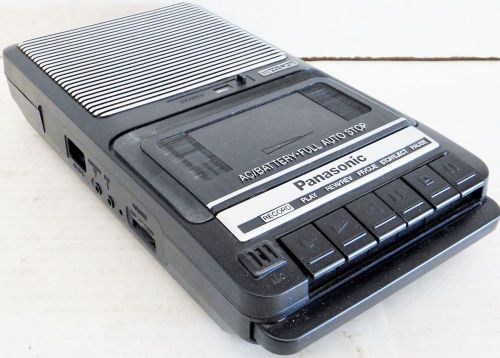 PANASONIC RQ-2102 CASSETTE TAPE VOICE RECORDER - TESTED, WORKS - NO POWER CORD