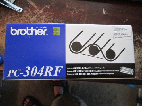 Brother PC-304RF 4 Ribbon Refill Rolls For Fax 750 770 775 775Si 870MC 885MC NEW