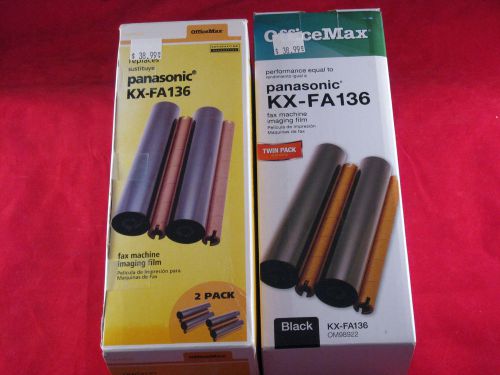 Panasonic KX-FA136 Fax Machine Imaging Film OfficeMax Lot Of 4 Total