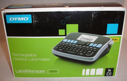 New dymo rechargeable desktop label maker label manager 360d nib for sale