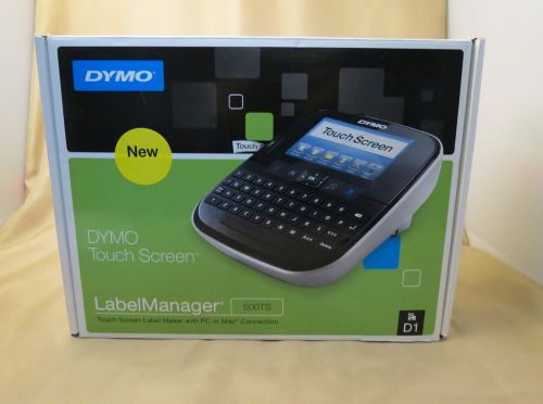 NEW ~ DYMO Touch Screen LabelManager 500TS Label Maker with PC/Mac Connection